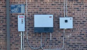 Electrical Panel On Brick Wall 2