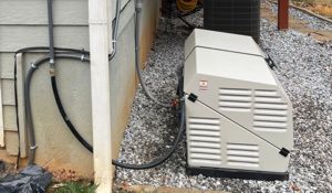 Generator In The Back Of The House