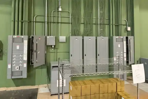 Facility electrical upgrades including switchboards, MCCs, and transformers